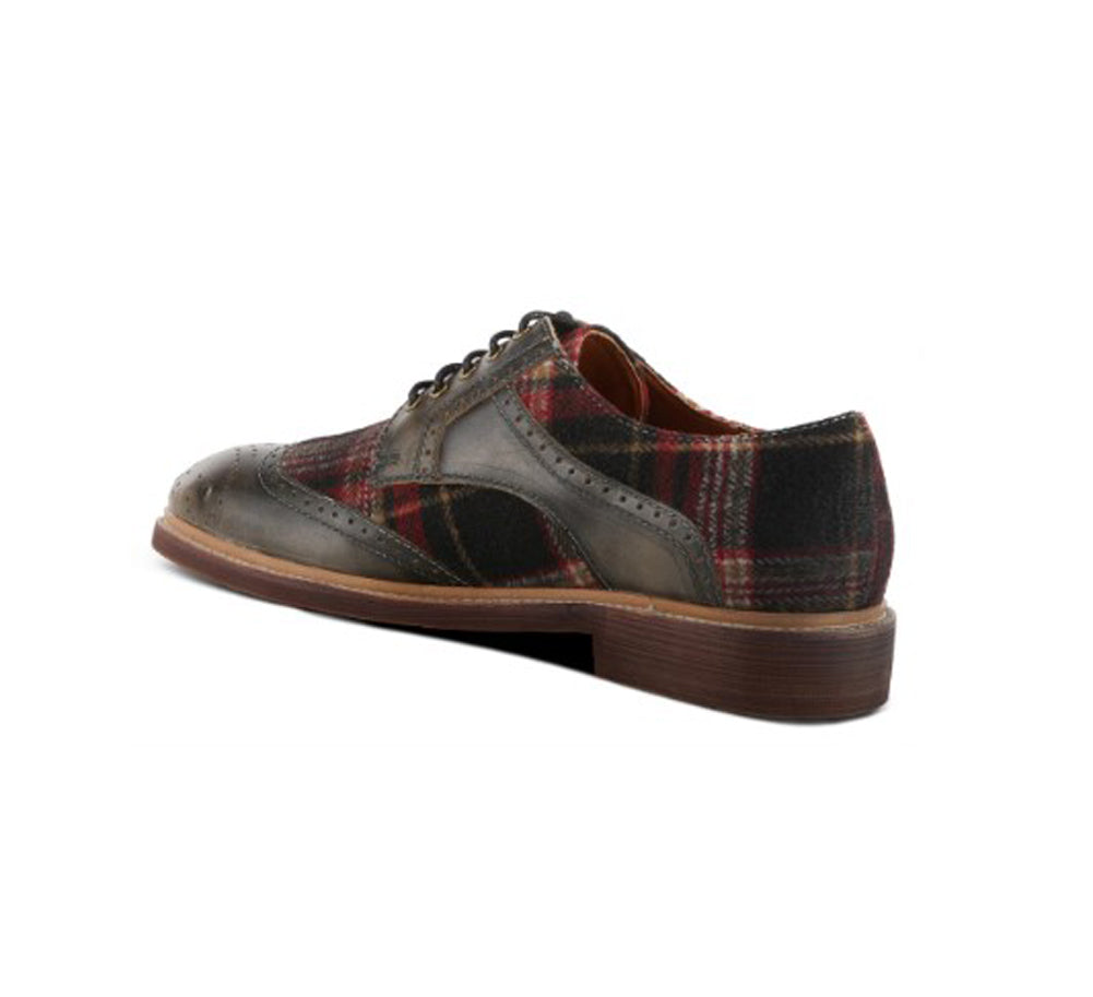 Thavo Plaid in Grey Multi by L Artiste