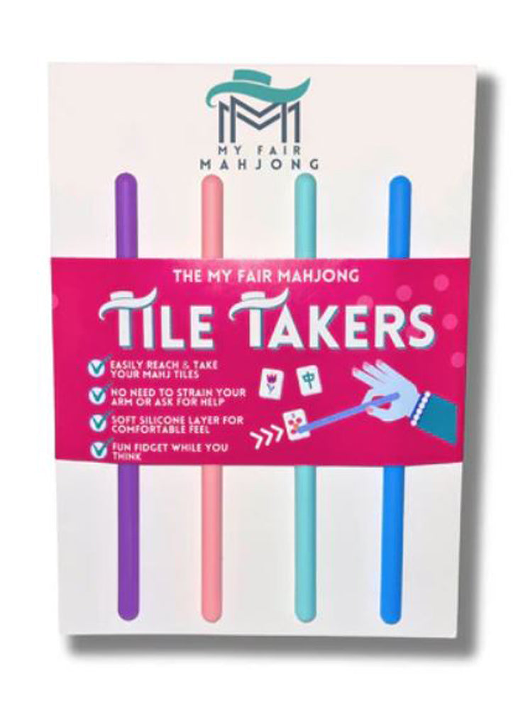 Mahjong Tile Takers Set of 4 by My Fair Mahjong