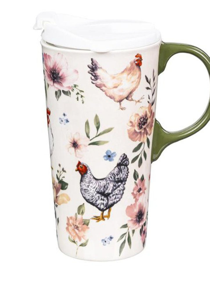 Farm Chickens Perfect Cup by Evergreen