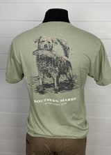 Seawash Tee Shake & Release in Brigade Olive by Southern Marsh