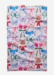 Bows Tea Towel by Geometry