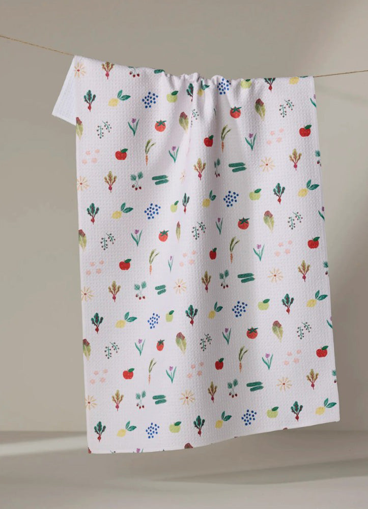 Fresh Produce Tea Towel by Geometry
