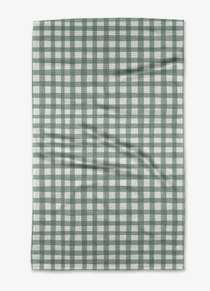Picnic Gingham Tea Towel by Geometry