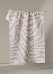 Zira Gray tea Towel by Geometry