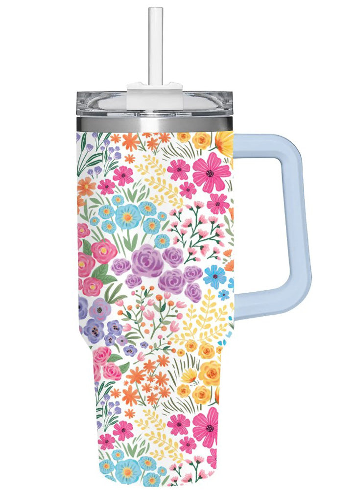 Bunny Blooms 40oz Tumbler by Evergreen