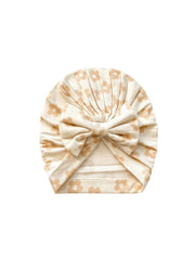 Blush Daisy Bow Turban by Harp Angel Boutique