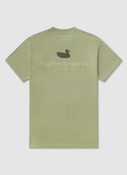 Seawash Tee Authentic in Brigade Olive by Southern Marsh