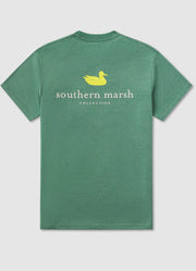 Seawash Tee Authentic in Champions Green by Southern Marsh