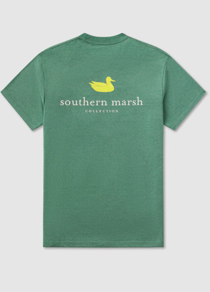 Seawash Tee Authentic in Champions Green by Southern Marsh