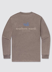 Seawash Tee Authentic in Washed Dark Shale by Southern Marsh