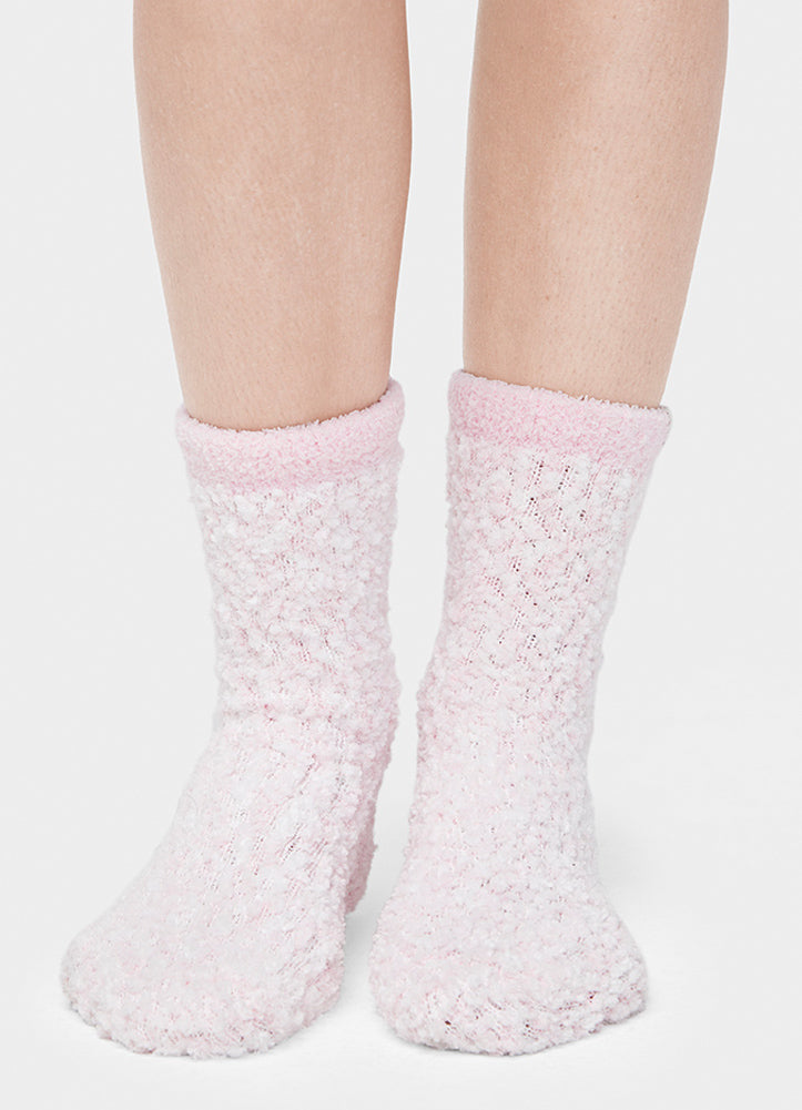 Cozy Chenille Sock in Seashell Pink by UGG