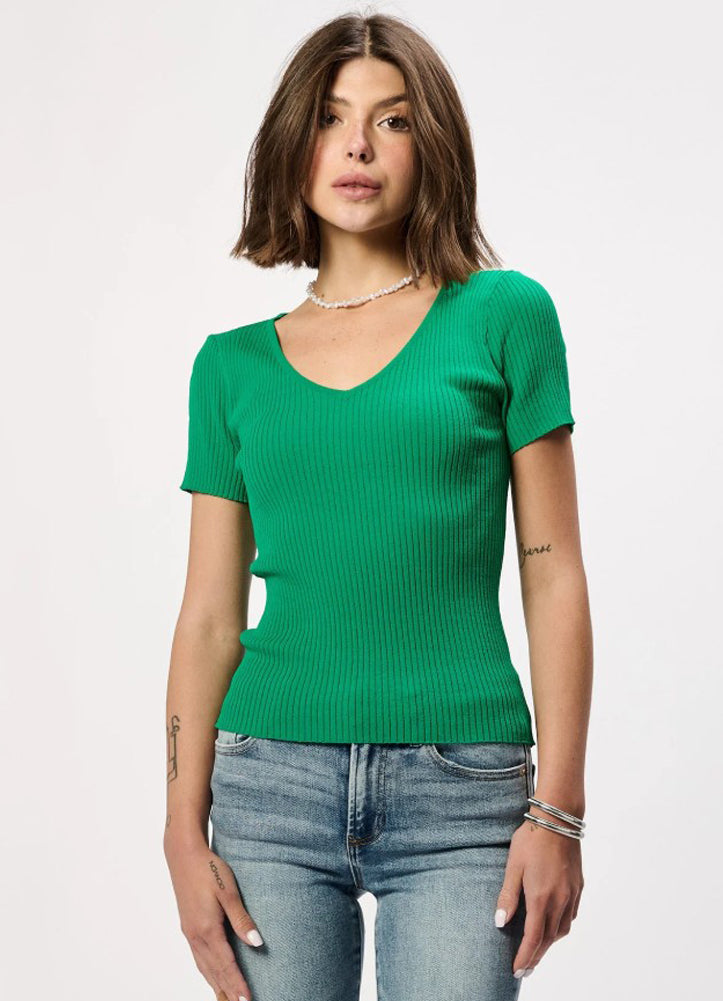 Rhiannon Top in Peacock Green by Another Love