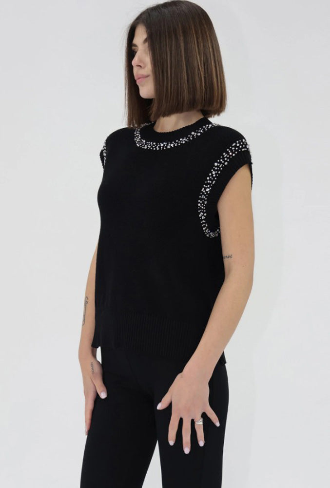 Yaritza Top in Black by Another Love