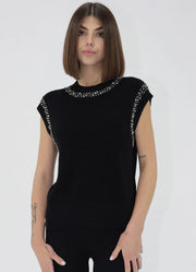 Yaritza Top in Black by Another Love