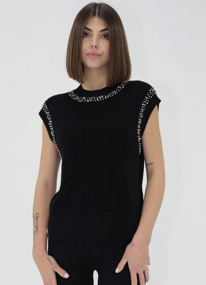 Yaritza Top in Black by Another Love