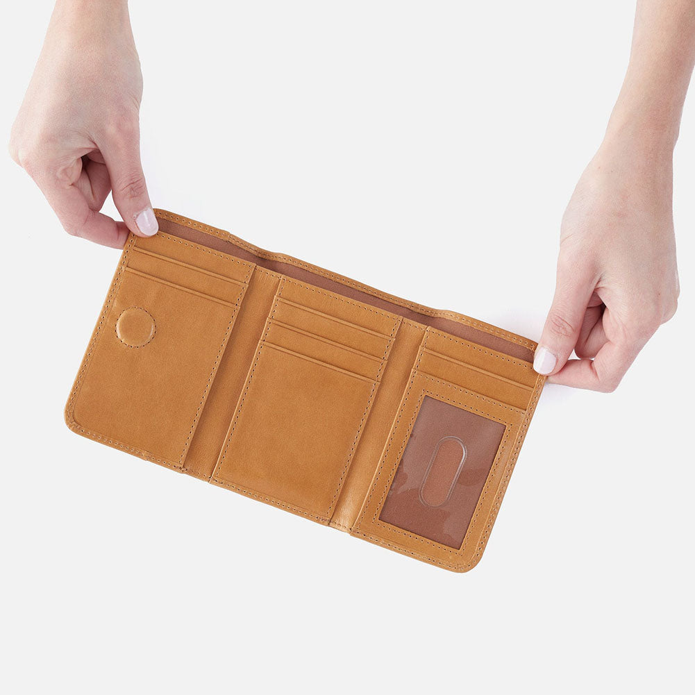 Jill Trifold Wallet Natural by Hobo