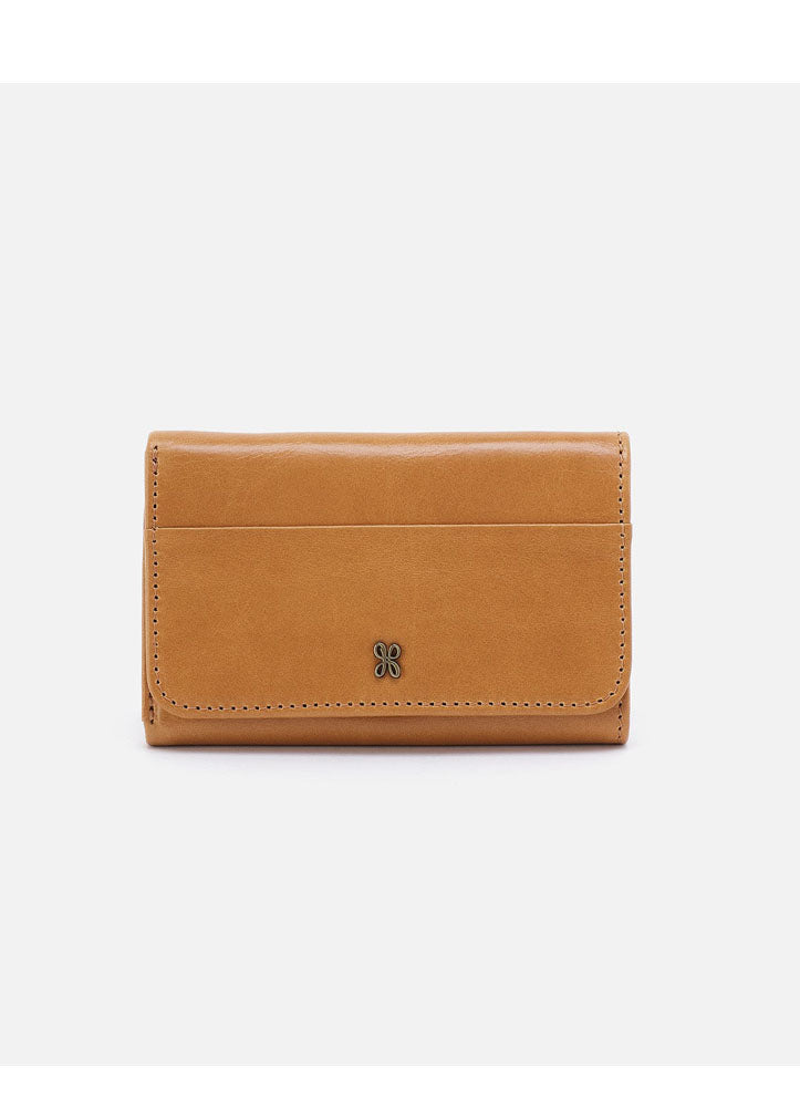 Jill Trifold Wallet Natural by Hobo