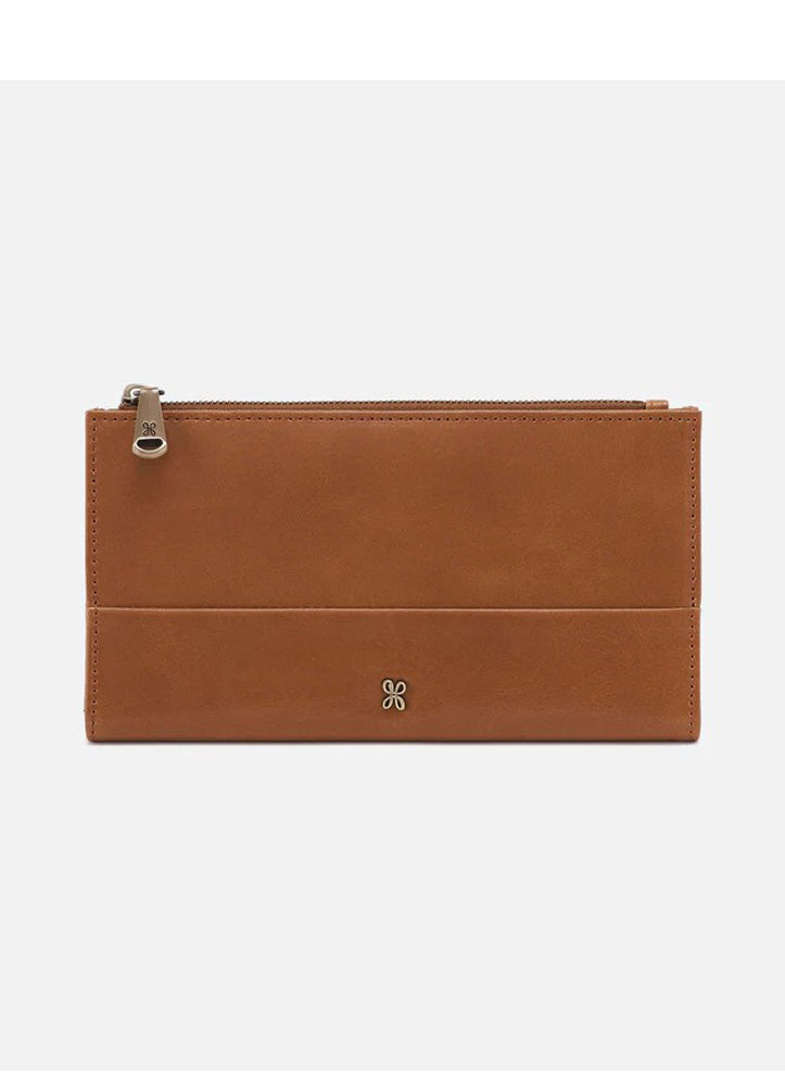 Jill Large Bifold Wallet Truffle by Hobo