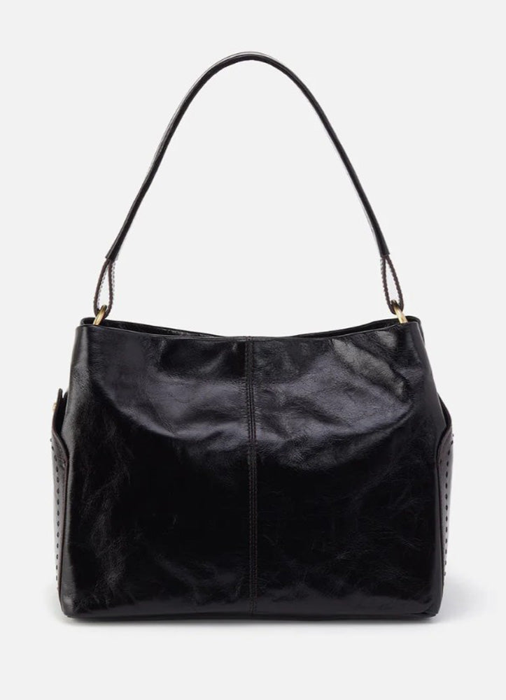 Seneca Shoulder Bag in Black by Hobo