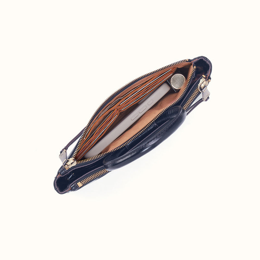 Sable Crossbody Ink Navy by Hobo
