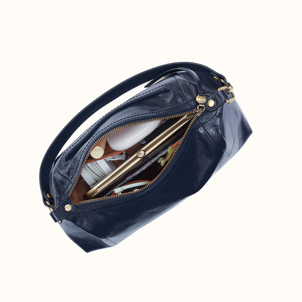 Darcy Shoulder Bag Ink Navy by Hobo