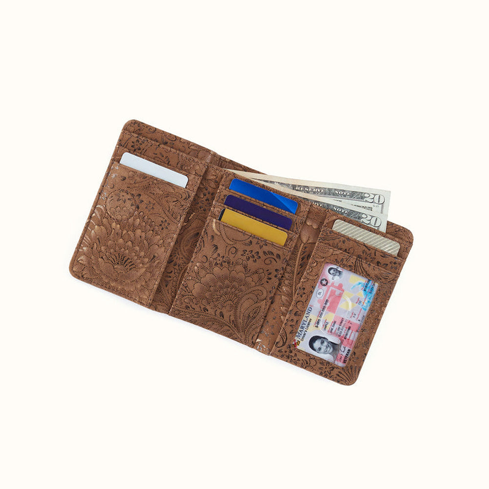 Jill Trifold Wallet Mink Folklore by Hobo