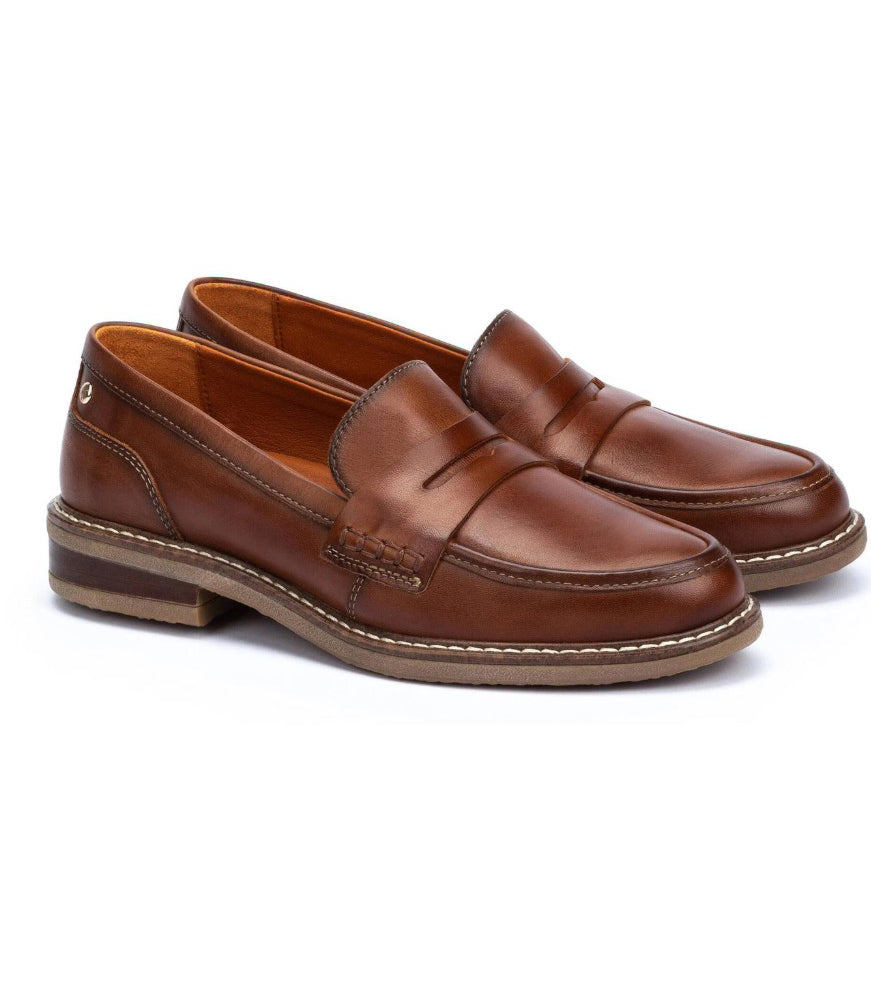 Aldaya Flat Moccasin in Cuero by Pikolinos