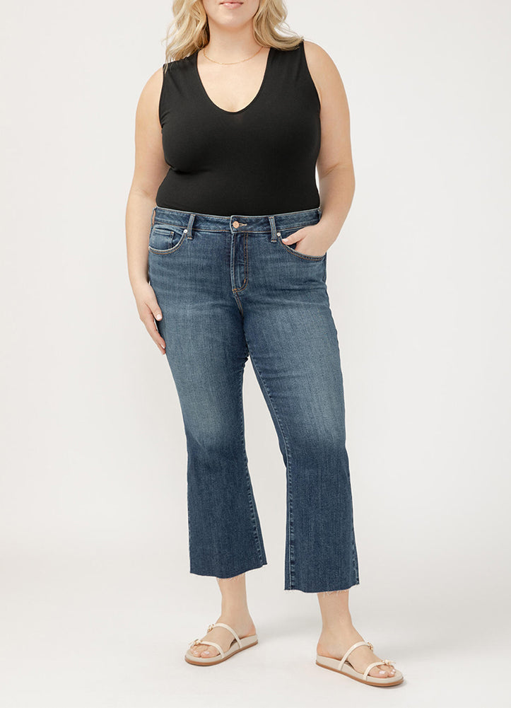 Plus Suki Kick Flare by Silver Jeans