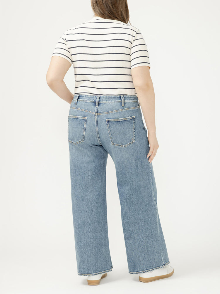 Plus Suki Wide Leg Weston by Silver Jeans