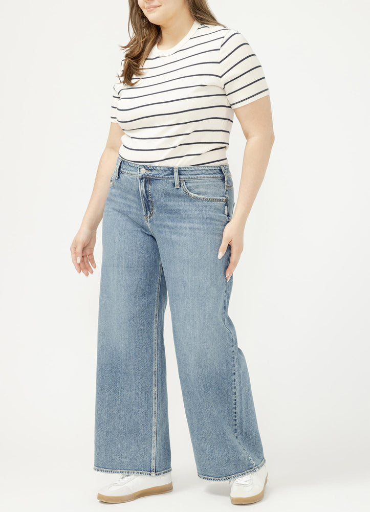 Plus Suki Wide Leg Weston by Silver Jeans
