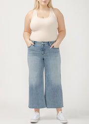 Plus Suki Ankle Wide Leg by Silver Jeans
