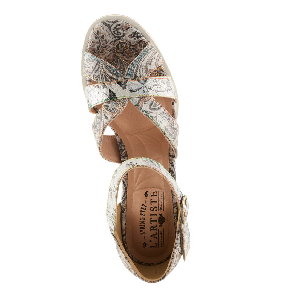 Waltz Fleur in Grey Multi by L Artiste