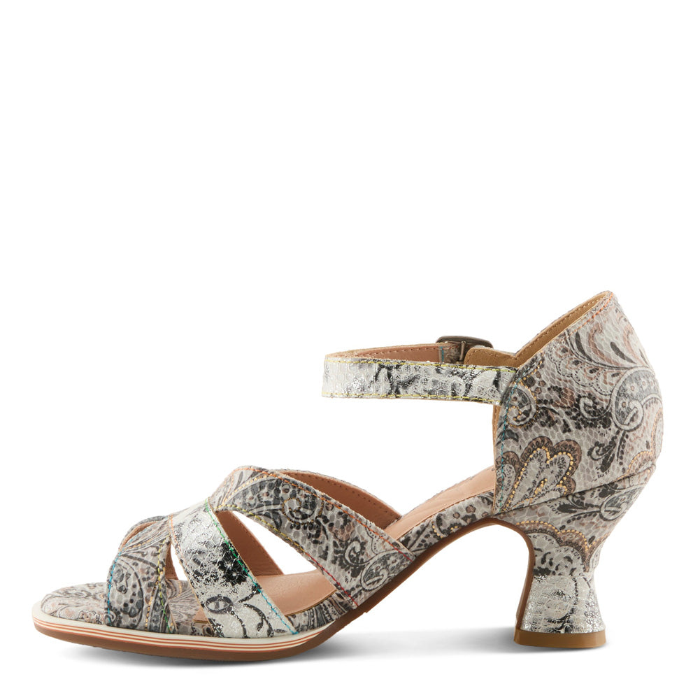 Waltz Fleur in Grey Multi by L Artiste