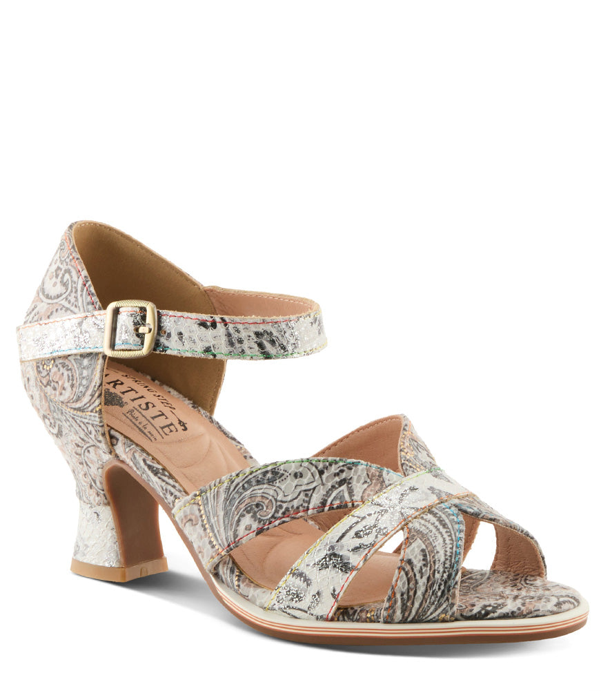 Waltz Fleur in Grey Multi by L Artiste