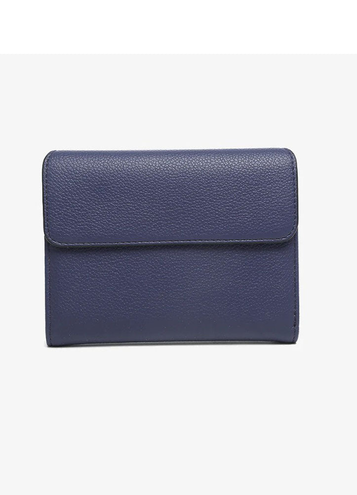 Alexandra Passport Holder in Navy by Jen & Co