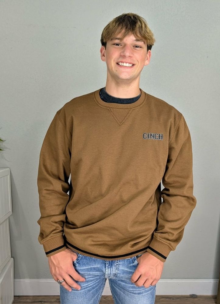 Sweatshirt in Brown by Cinch