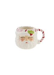 Ceramic Santa Head Shaped Mug by Creative Co-op