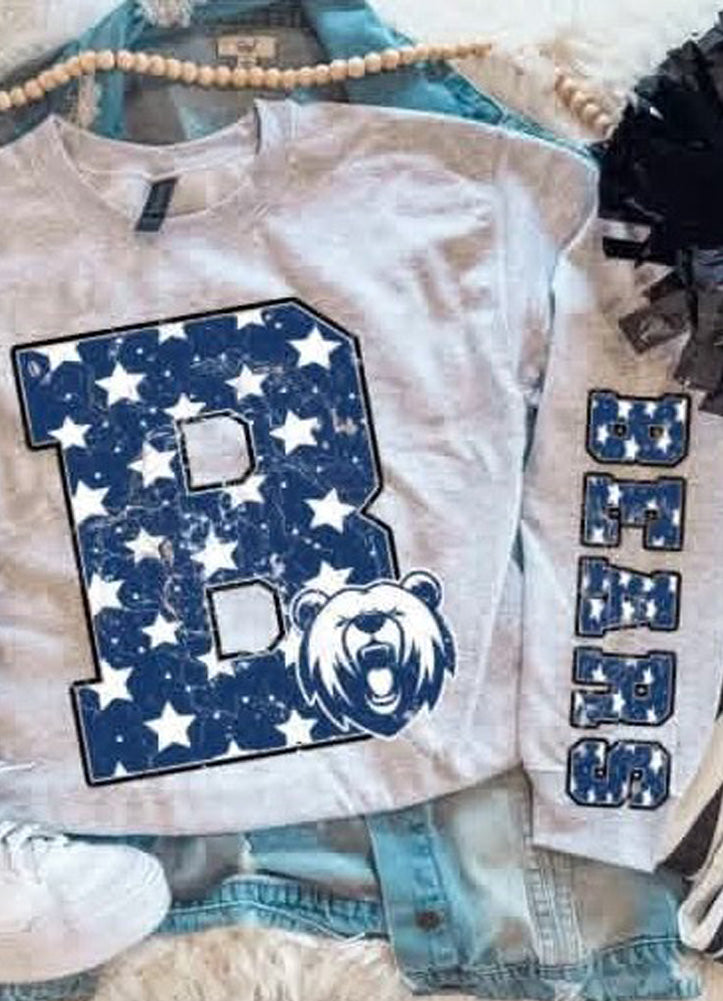 Youth Bears Oh My Stars Sweatshirt by Southern Babe