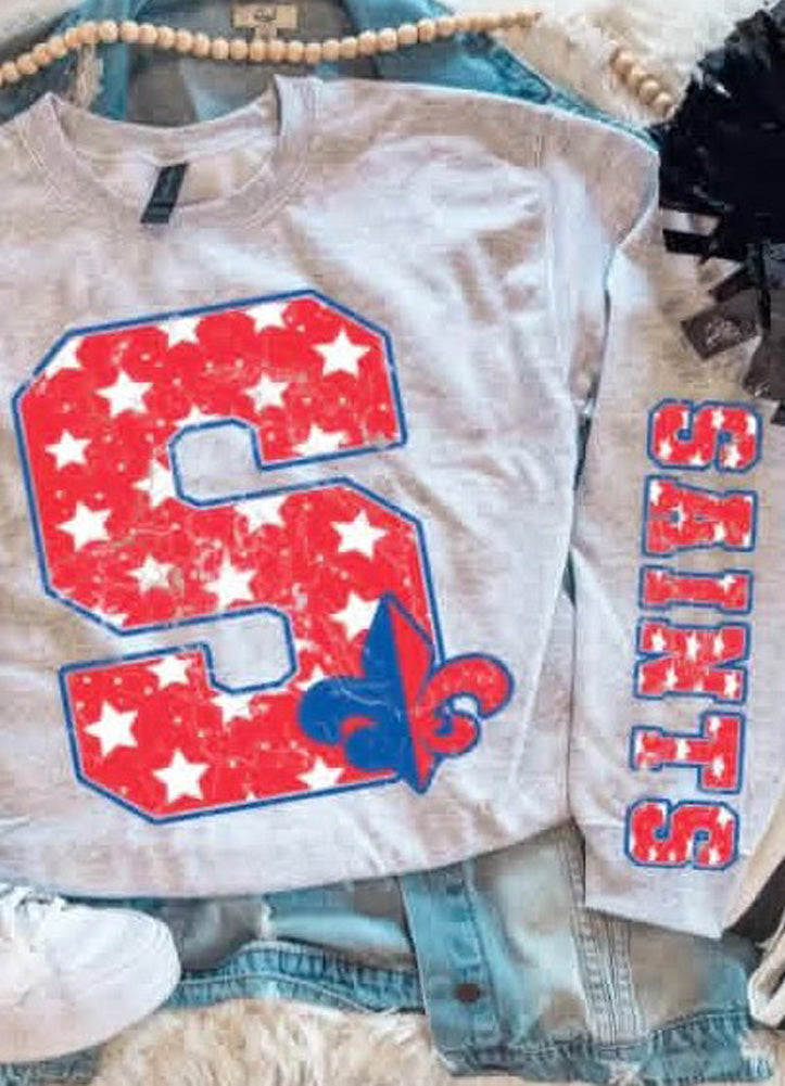 Youth Saints Oh My Stars Sweatshirt by Southern Babe