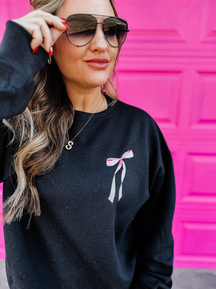 You Are So Loved Sweatshirt in Black by Al + Gray