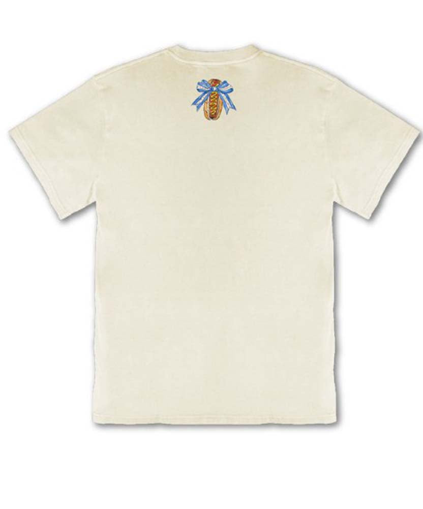 Mineral Washed Hot Dog Tee in Bone by Simply Southern