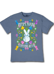 Peeps Make Everything Better Tee in Overcast Blue by Simply Southern