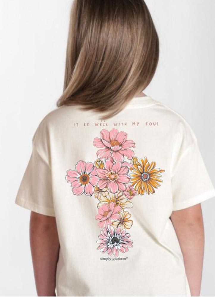 It Is Well With My Soul SS in Linen by Simply Southern