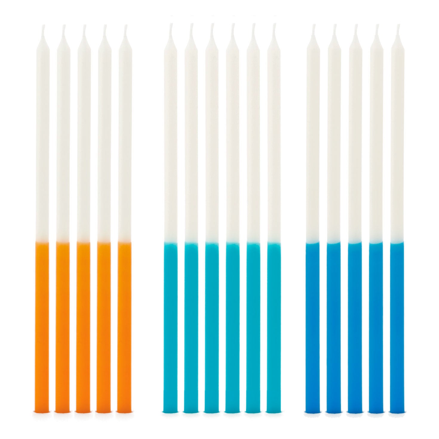 Hallmark Two-Tone Tall Wishing Candles, Set of 16