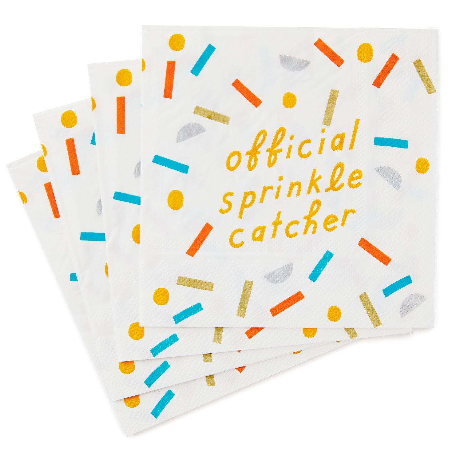 Hallmark Official Sprinkle Catcher Cocktail Napkins, Pack of 20