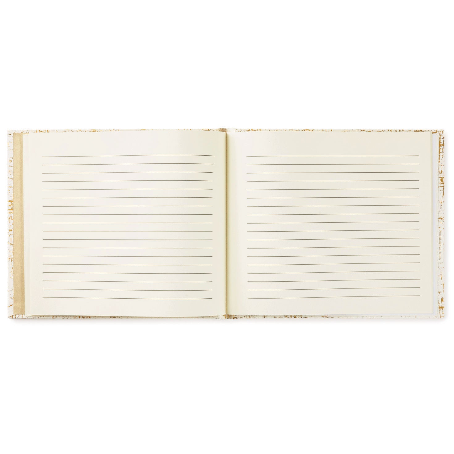 Hallmark Ivory and Gold Guest Book