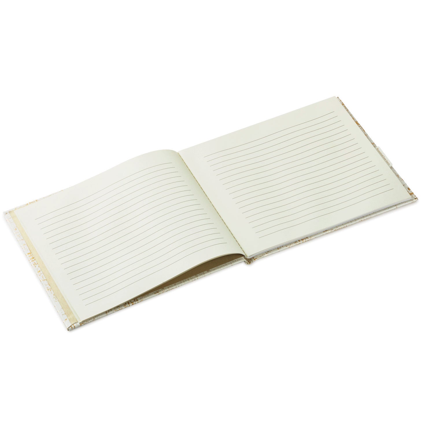 Hallmark Ivory and Gold Guest Book