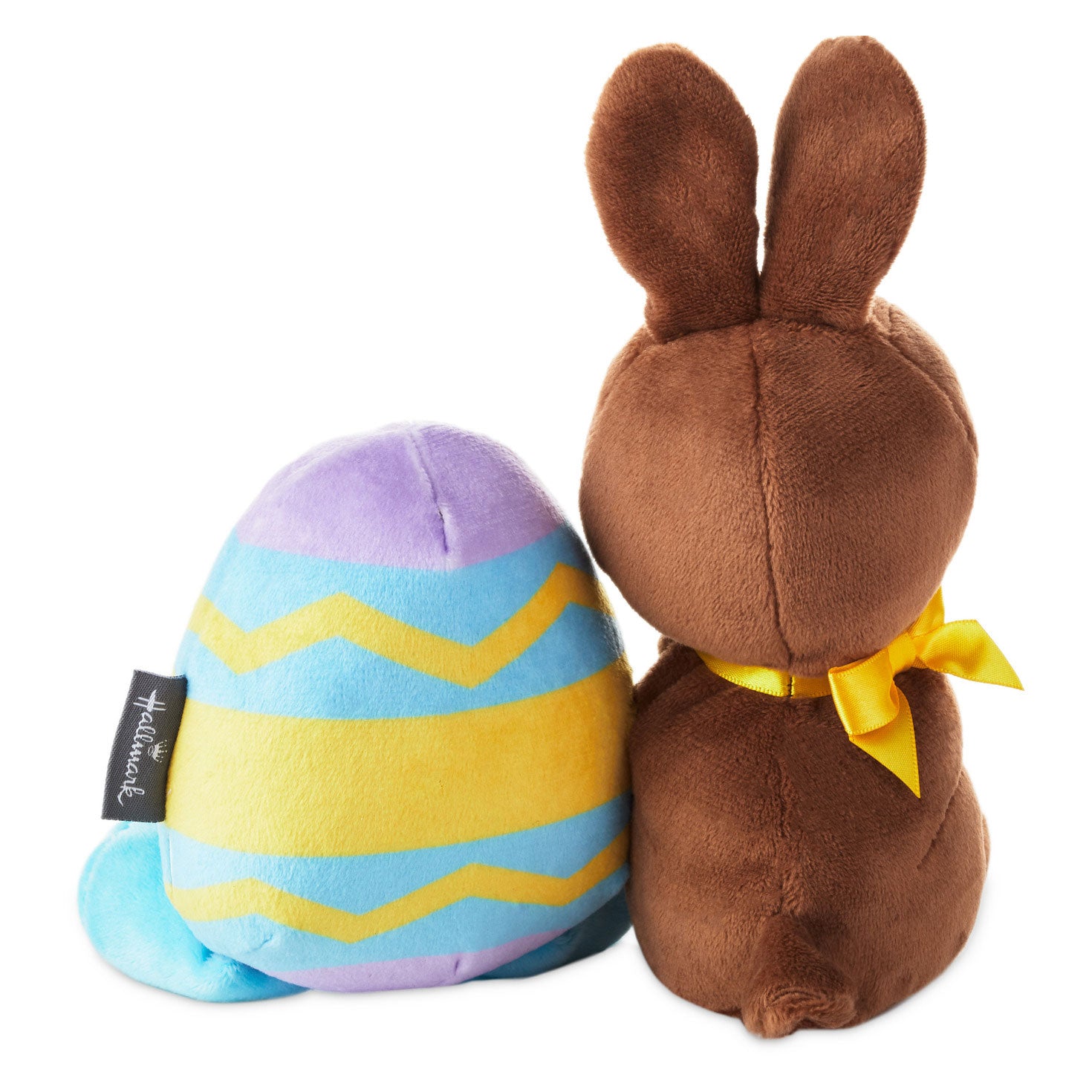 Hallmark Better Together Chocolate Bunny and Easter Egg Magnetic Plush, 6''