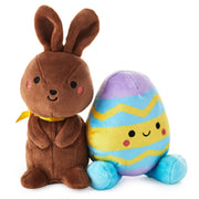 Hallmark Better Together Chocolate Bunny and Easter Egg Magnetic Plush, 6''