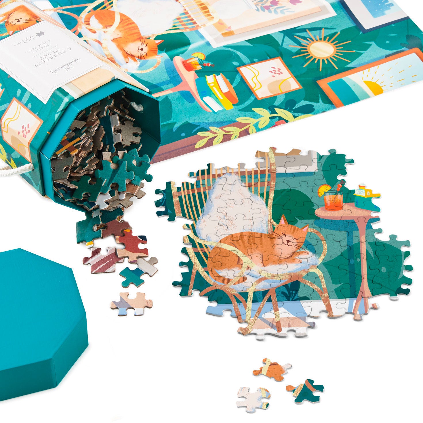 Hallmark A Purrfect Place 550-Piece Jigsaw Puzzle